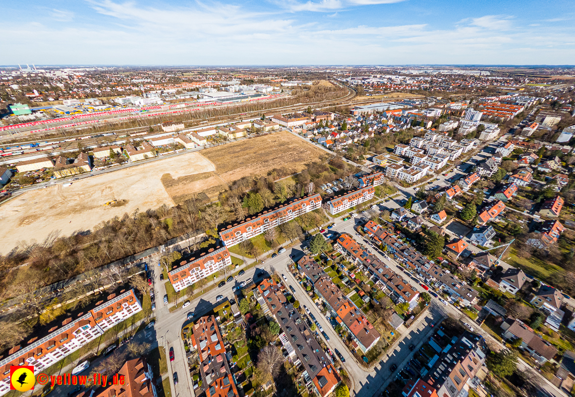 20.02.2023 - der Hachinger Bach zwischen Berg am Laim und Neuperlach